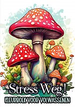 Stress Verminderen: Stress Weg! - Kleurboek voor Volwassenen