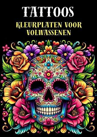 Kleurplaat voor Volwassenen - Tattoos