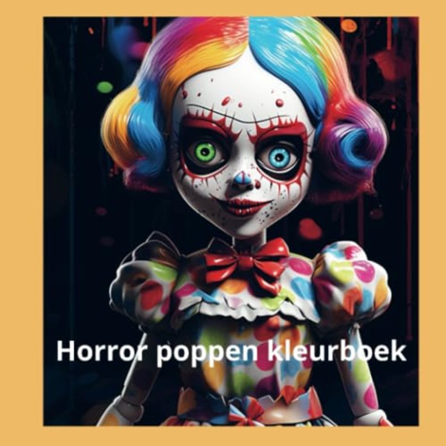 Horror poppen kleurboek