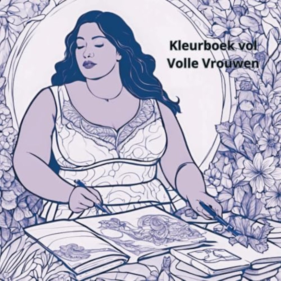 Kleurboek vol volle vrouwen