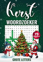 Woordzoeker Kerst - Grote Letters, 75 Puzzels Incl. Oplossingen