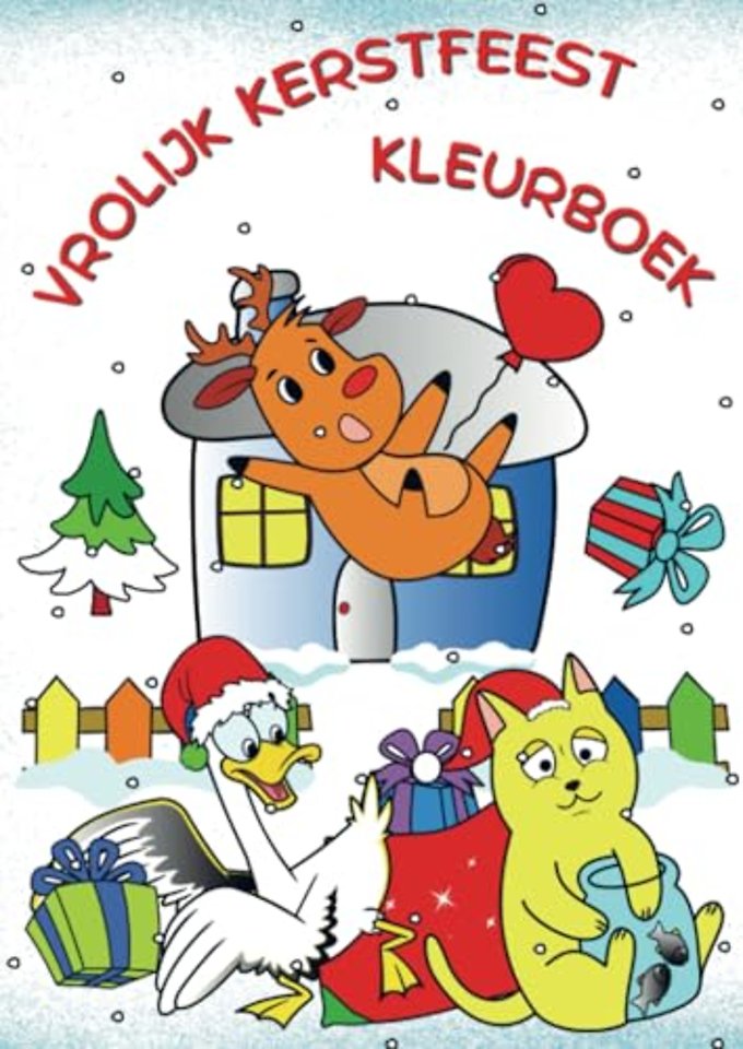 Vrolijk Kerstfeest Kleurboek