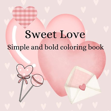 Sweet Love coloring book