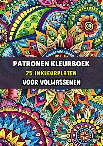 Inkleurplaten Volwassenen - Patronen Kleurboek
