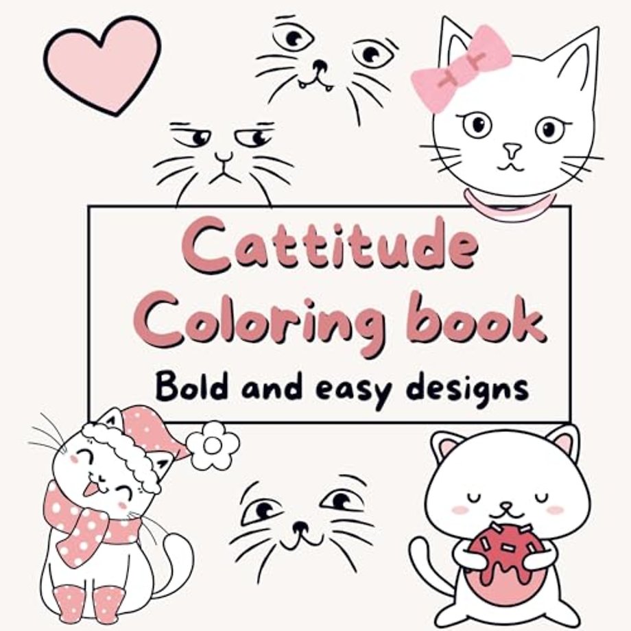 Cattitude Coloring Book