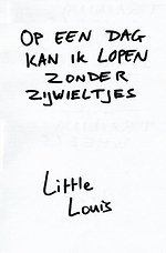 Op een dag kan ik lopen zonder zijwieltjes