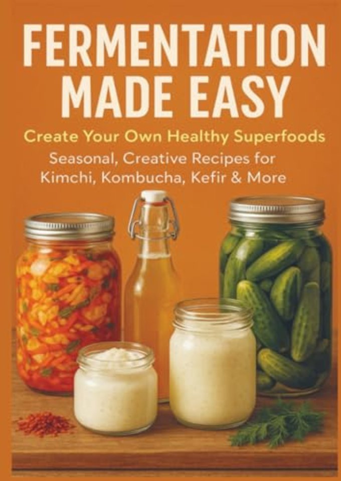 FERMENTATION MADE EASY Create Your Own Healthy Superfoods: Seasonal, Creative Recipes for Kimchi, Kombucha, Kefir & More