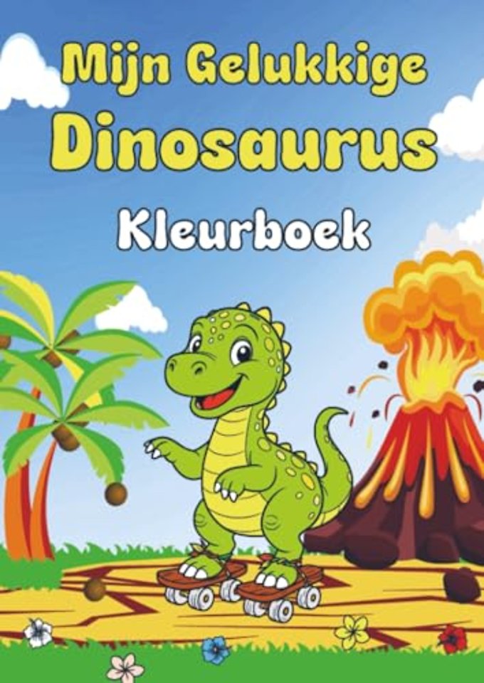 Mijn Gelukkige Dinosaurus Kleurboek