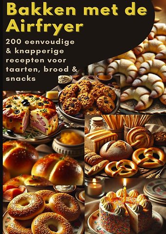Bakken met de Airfryer: 200 eenvoudige & knapperige recepten voor taarten, brood & snacks