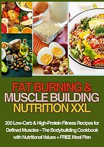 FAT BURNING & MUSCLE BUILDING NUTRITION XXL 200 Low-Carb & High-Protein Fitness Recipes for Defined Muscles –