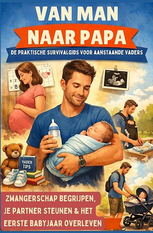 Van man naar papa: De praktische survivalgids voor aanstaande vaders (Hét perfecte cadeau voor toekomstige vaders) –