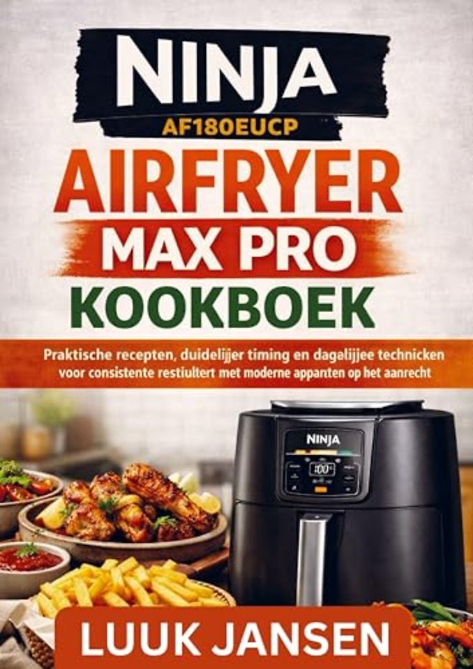 NINJA AF180EUCP AIRFRYER MAX PRO KOOKBOEK