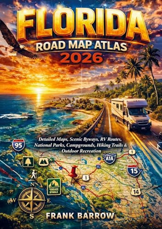 Florida Road Map Atlas 2026