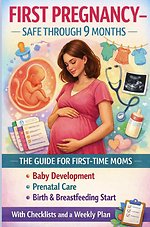 FIRST PREGNANCY – SAFE THROUGH 9 MONTHS: THE GUIDE FOR FIRST-TIME MOMS Baby Development, Prenatal Care, Birth & Breastfeeding Start