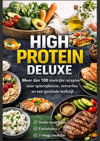 High Protein Deluxe – Meer dan 100 eiwitrijke recepten voor spieropbouw, vetverlies en een gezonde leefstijl