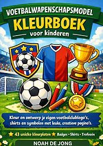 VOETBALWAPENSCHAPSMODEL KLEURBOEK voor kinderen