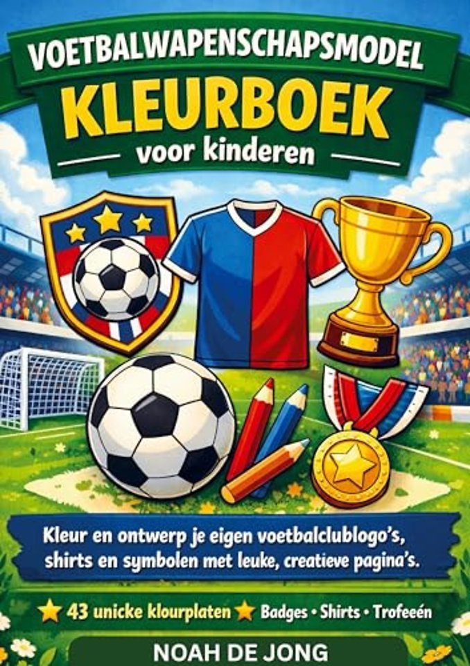 VOETBALWAPENSCHAPSMODEL KLEURBOEK voor kinderen