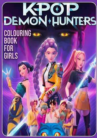 KPop Demon Hunters Colouring Book