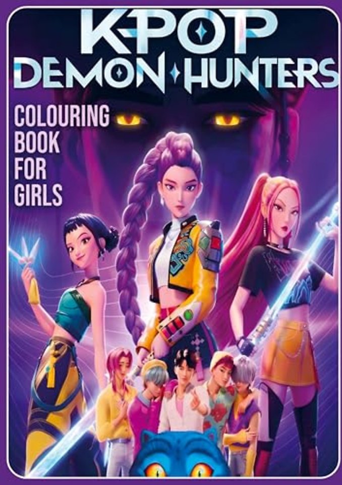 KPop Demon Hunters Colouring Book