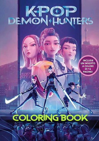 KPop Demon Hunters Coloring Book