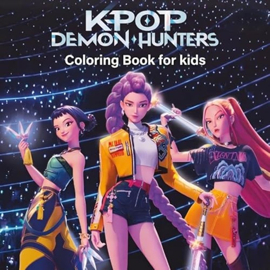 KPOP Demon Hunters Coloring Book
