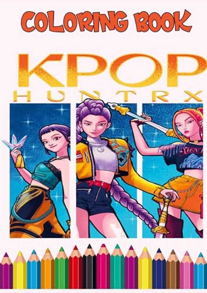 K-Pop Demon Hunters Coloring Book