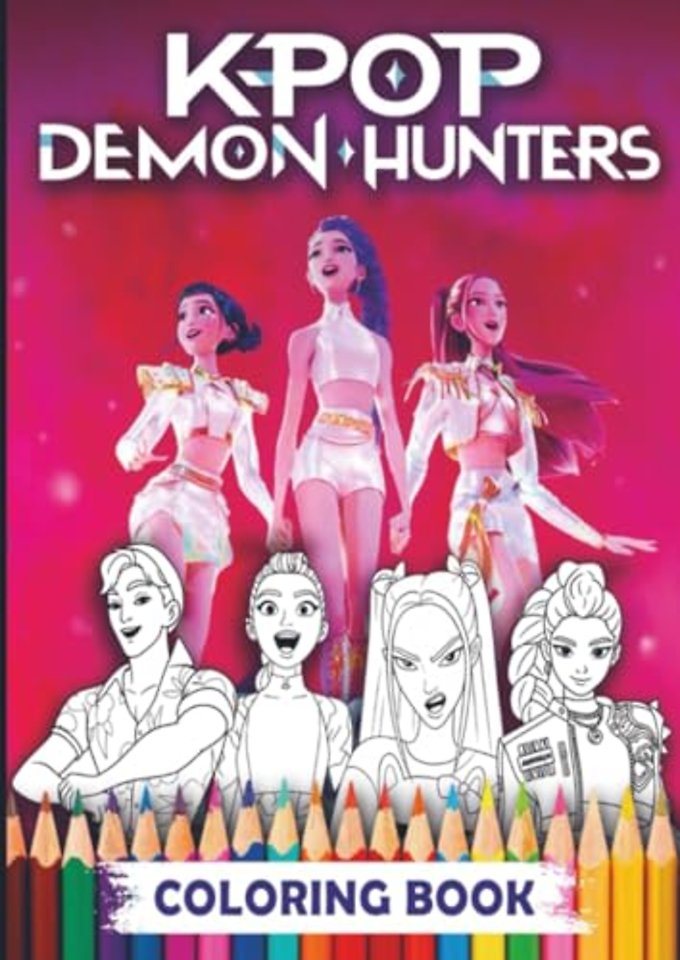 K-Pop Demon Hunters Coloring Book