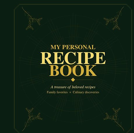 Recipe Book Fill-in Book - Recipe Collection Book - My Recipe Notebook