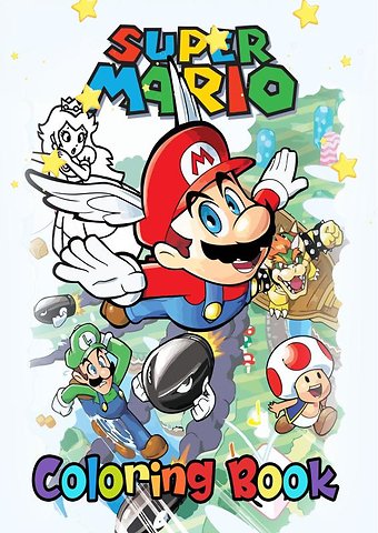 Super Mario Coloring Book