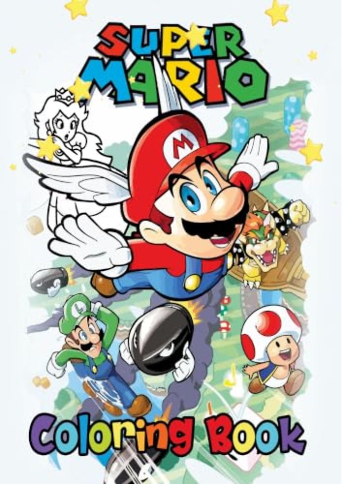 Super Mario Coloring Book