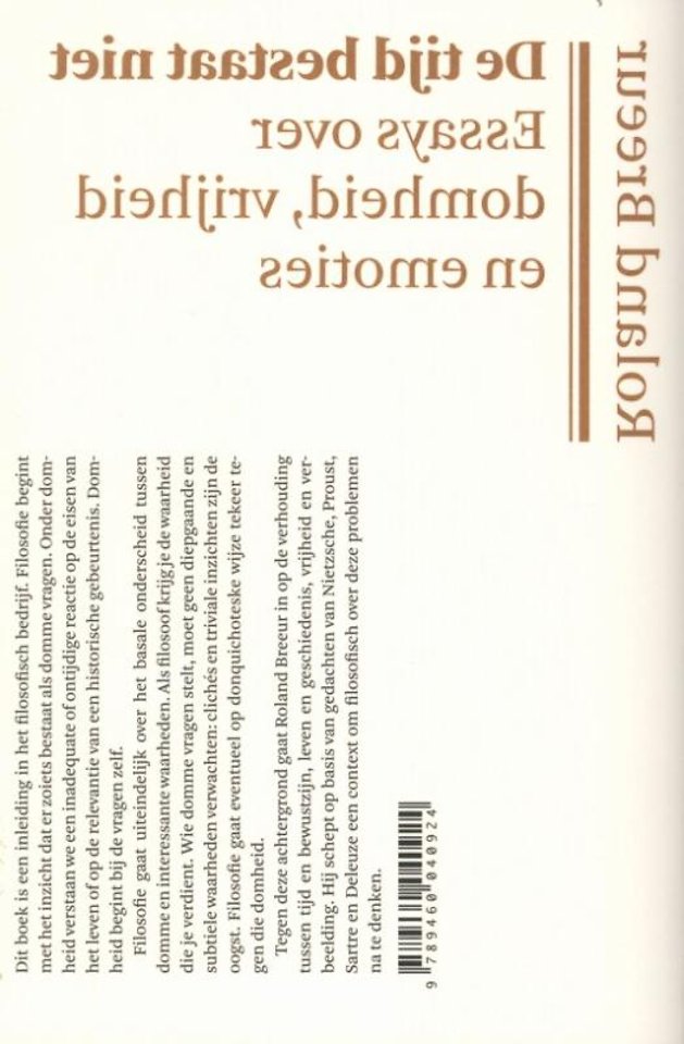 De tijd bestaat niet