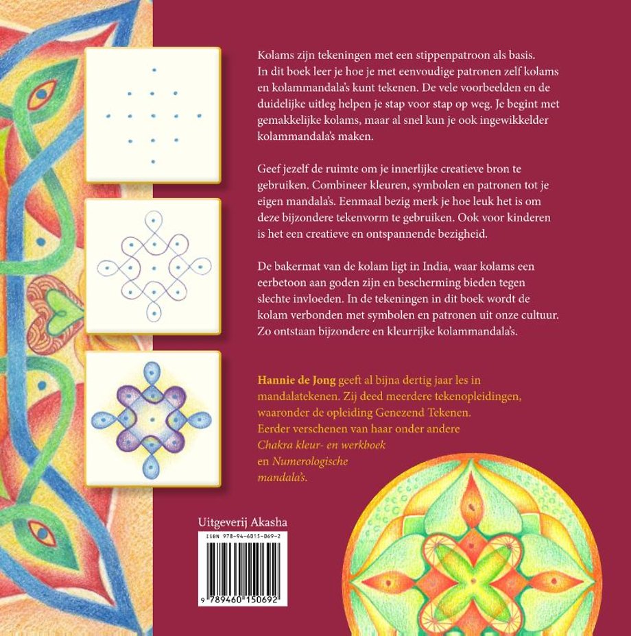 Mandala's tekenen met kolams