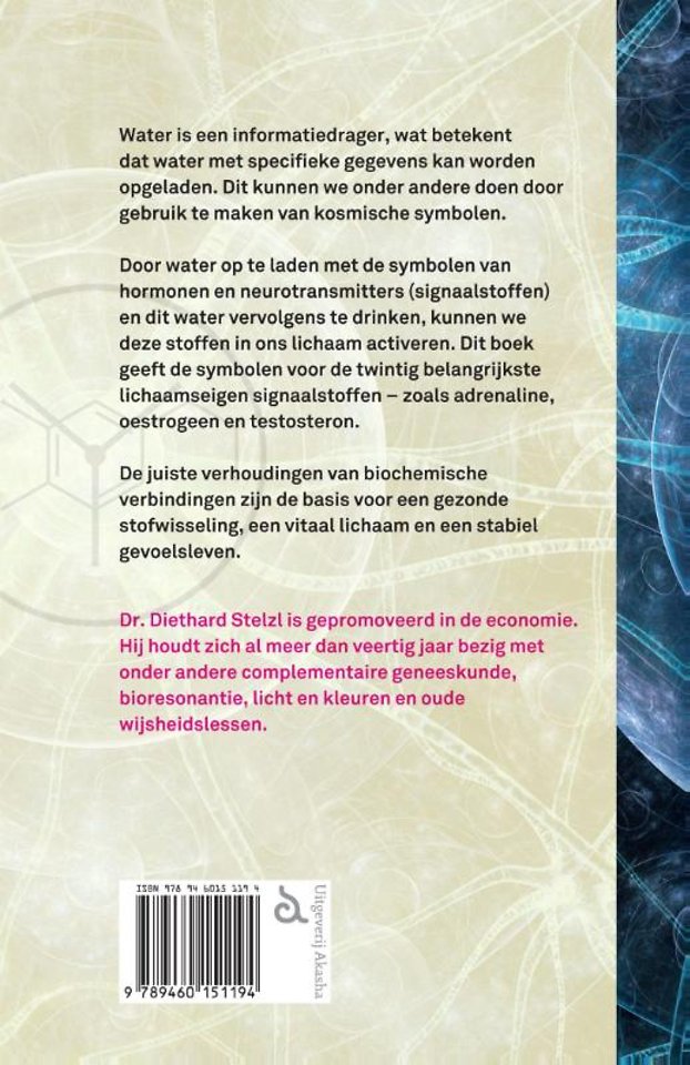 Hormonen en neurotransmitters activeren met kosmische symbolen