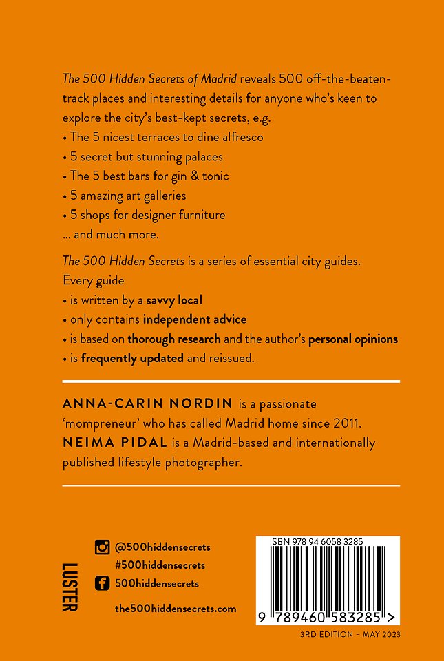 The 500 Hidden Secrets of Madrid