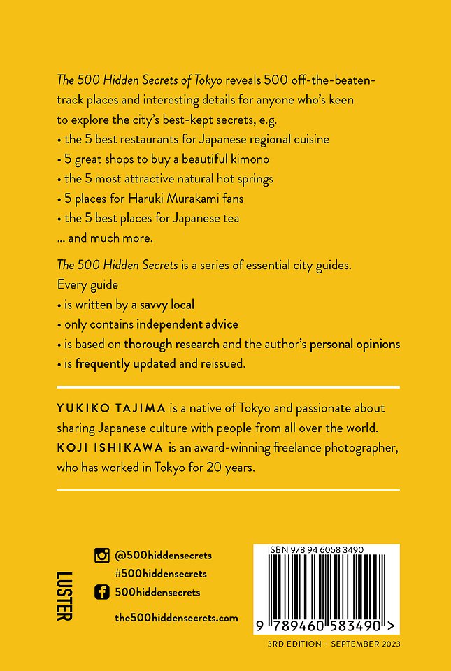 The 500 hidden secrets of Tokyo
