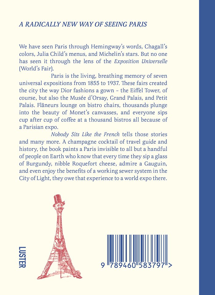 Nobody sits like the French