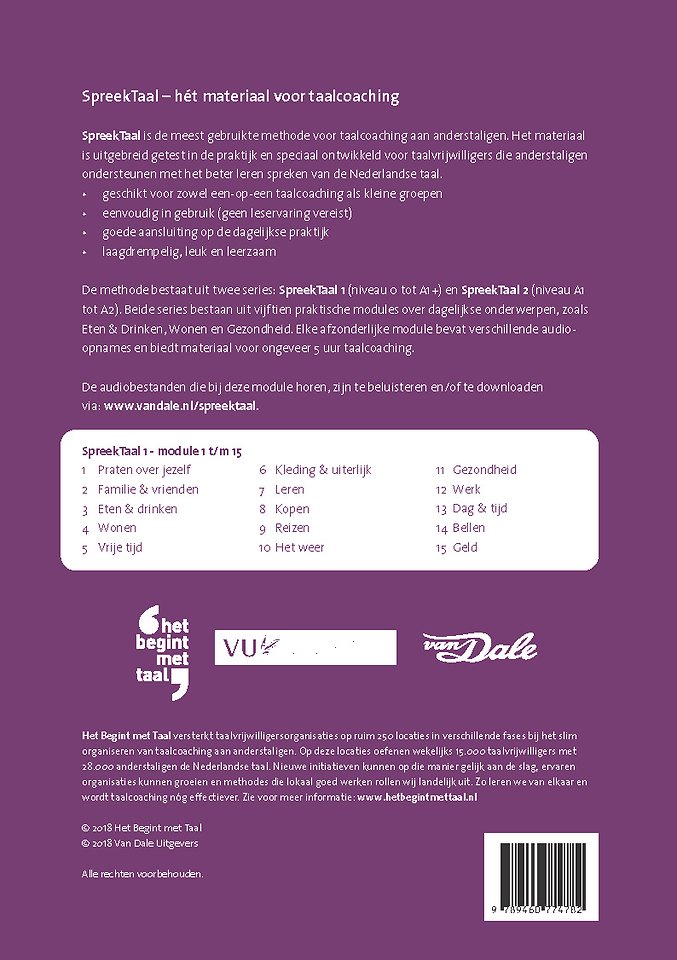 SpreekTaal 1 Leren