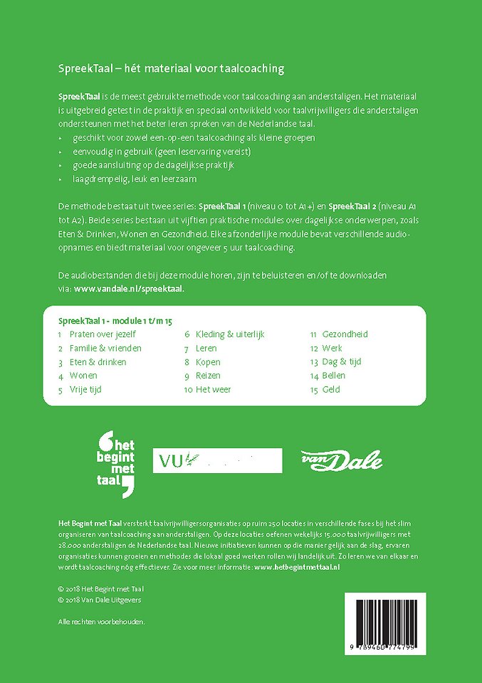 SpreekTaal 1 Bellen