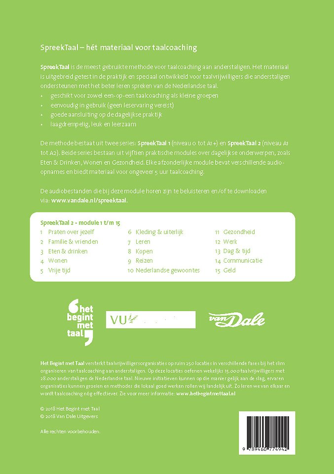 SpreekTaal 2 Dag & tijd