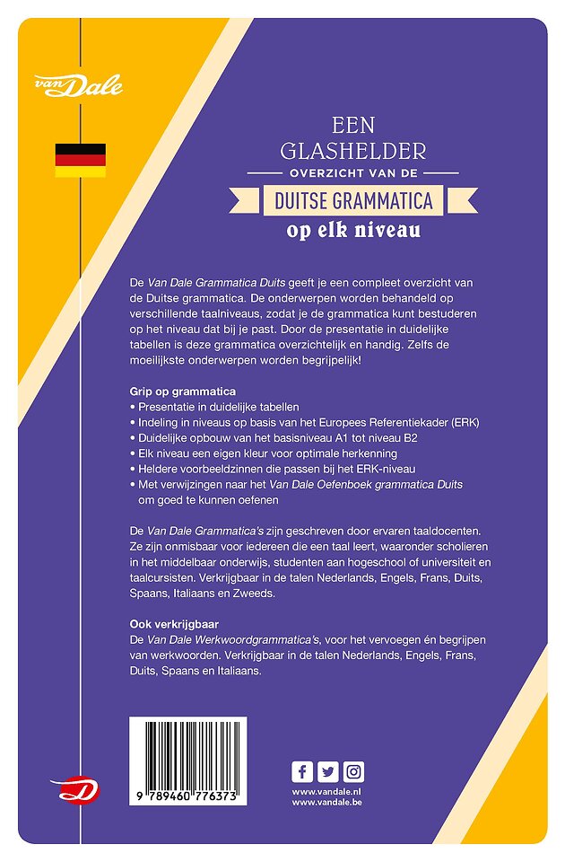Van Dale Grammatica Duits