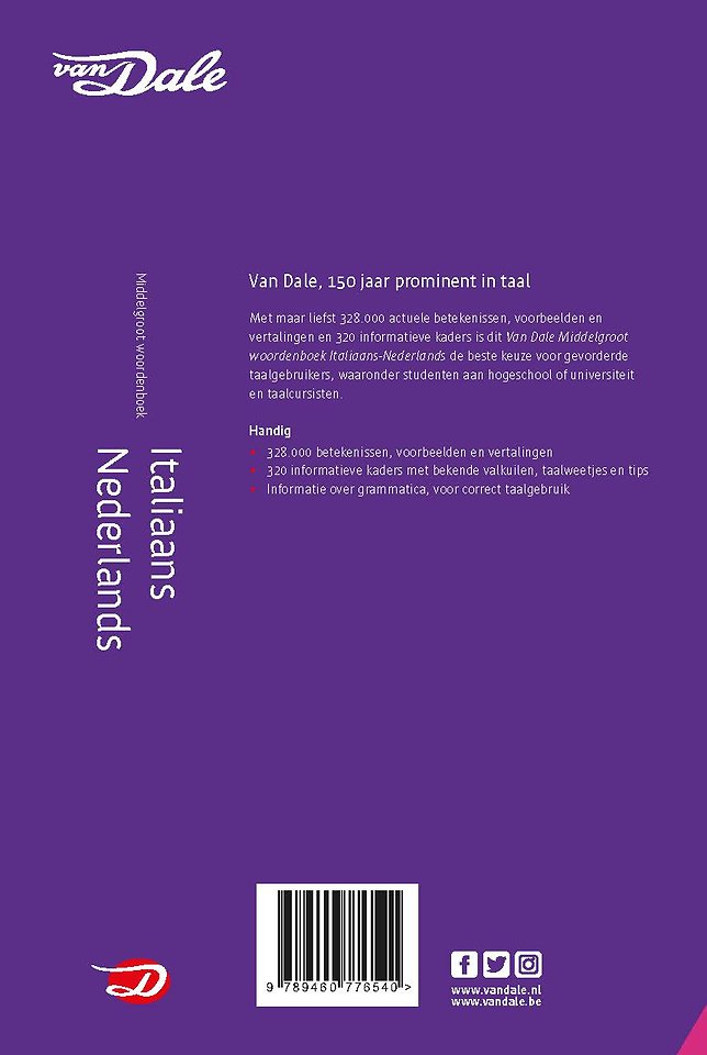 Van Dale Middelgroot woordenboek Italiaans-Nederlands