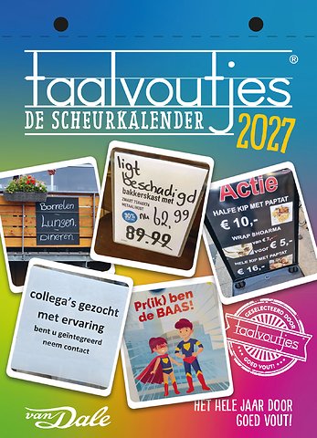Taalvoutjes - de scheurkalender 2027