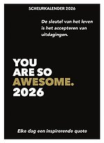 Scheurkalender 2026 You are so awesome.