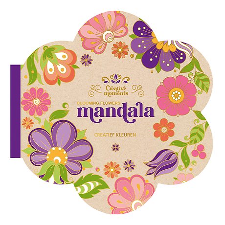 Blooming flowers mandala