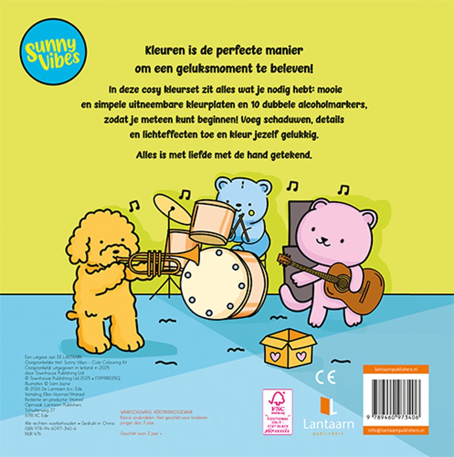 Sunny vibes - Cute kleurset