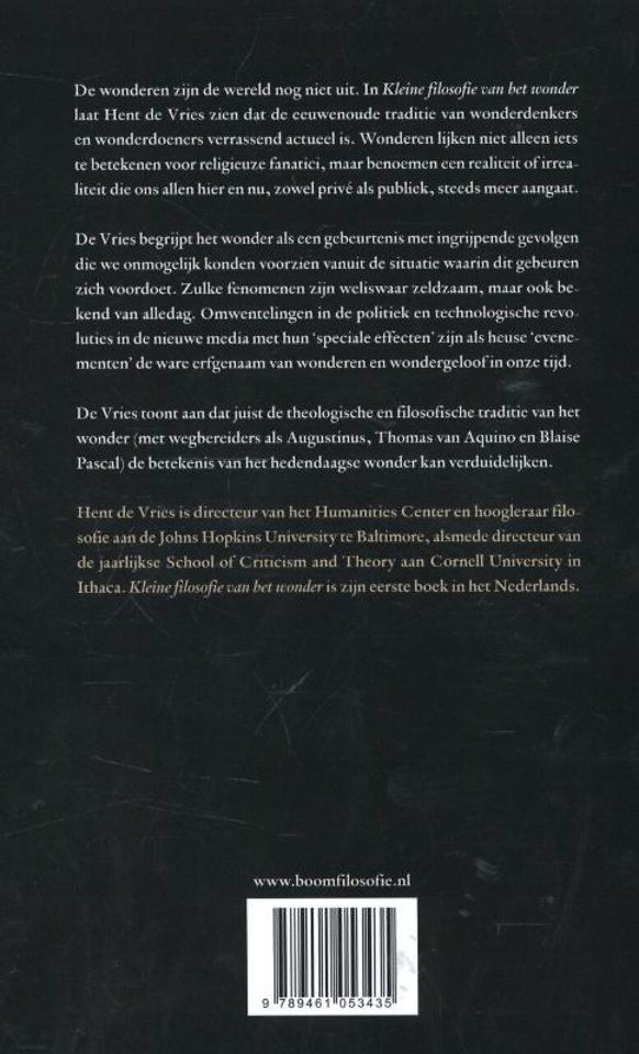 Kleine filosofie van het wonder