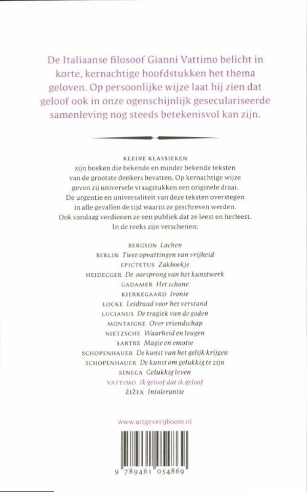 Ik geloof dat ik geloof