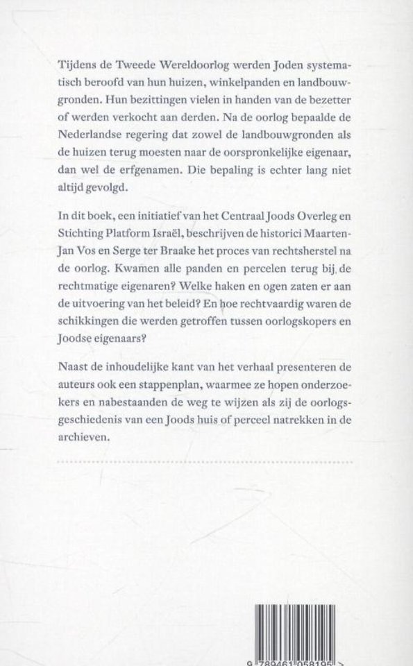 Rechtsherstel na de Tweede Wereldoorlog van geroofd Joods onroerend goed