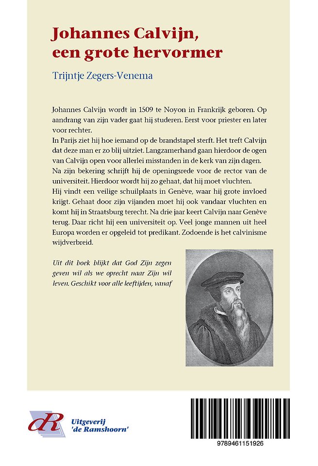 Johannes Calvijn, een grote hervormer