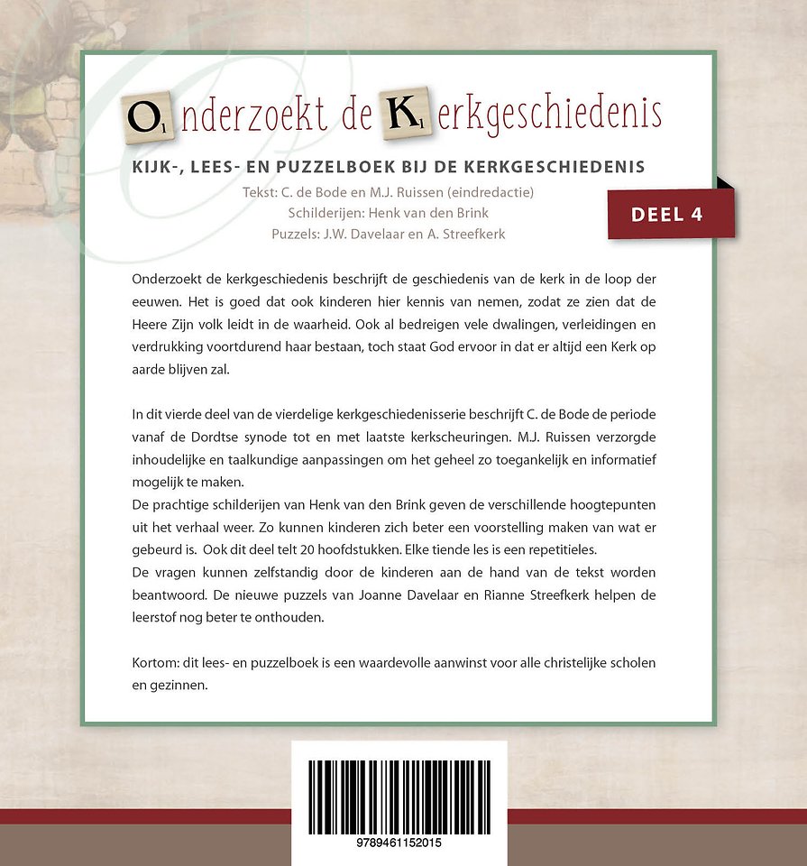 Onderzoekt de kerkgeschiedenis